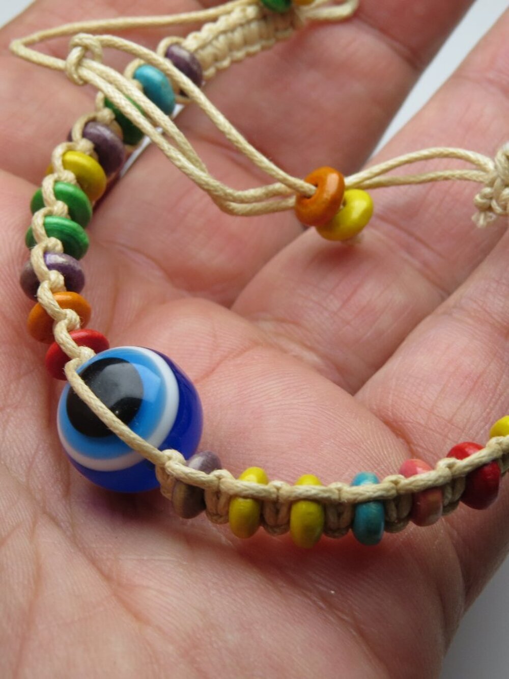 Good Luck Eye Canvas Bracelet